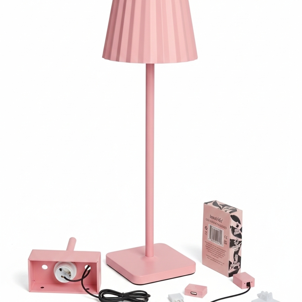 Pink Table Lamp - Picture 3 of 3